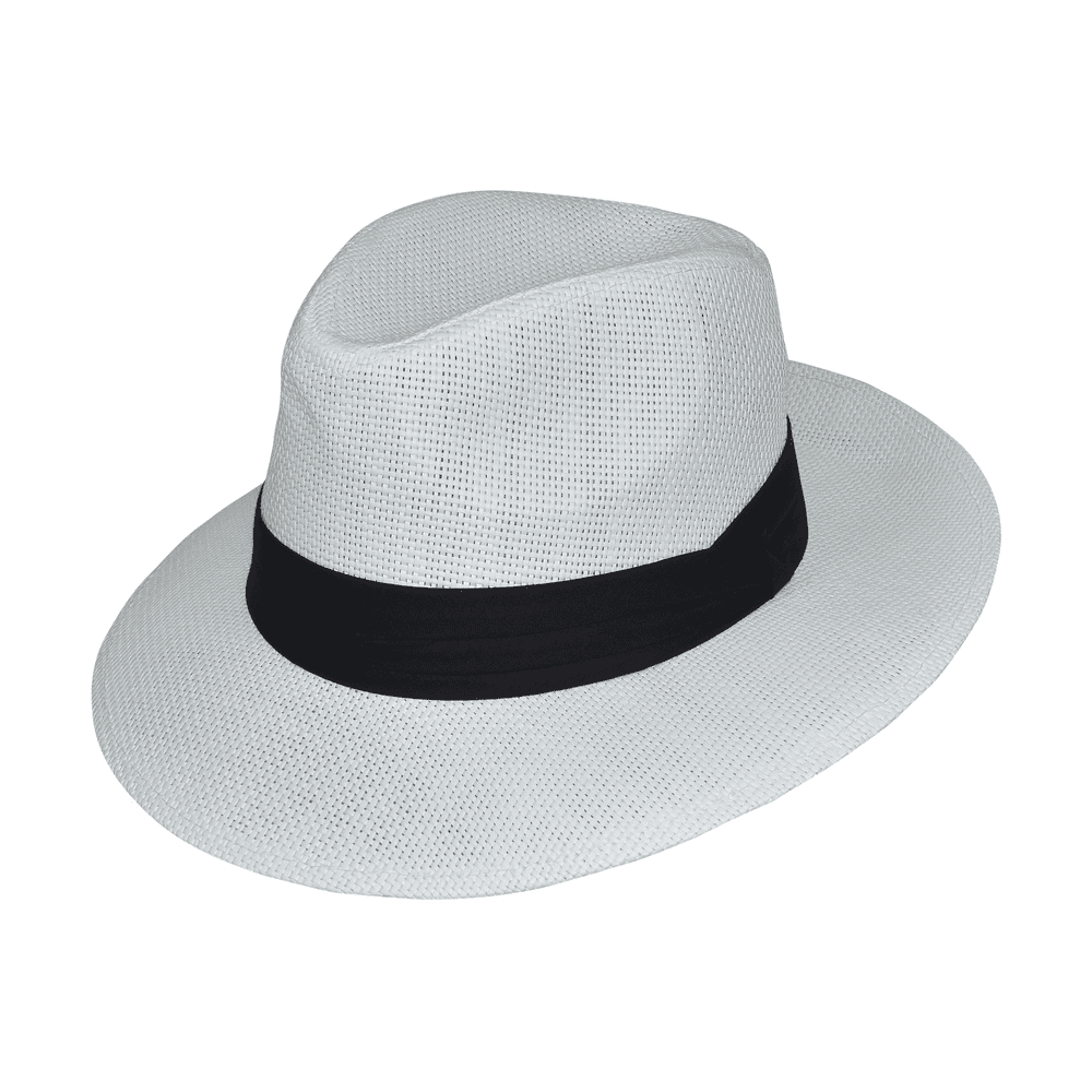 Fedora με μαλακή πλέξη Stamion ΛΕΥΚΟ