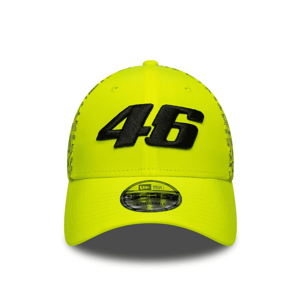 VR46 All Over Print Bright Yellow 9FORTY Cap 2 VR46 All Over Print Bright Yellow 9FORTY Cap 1