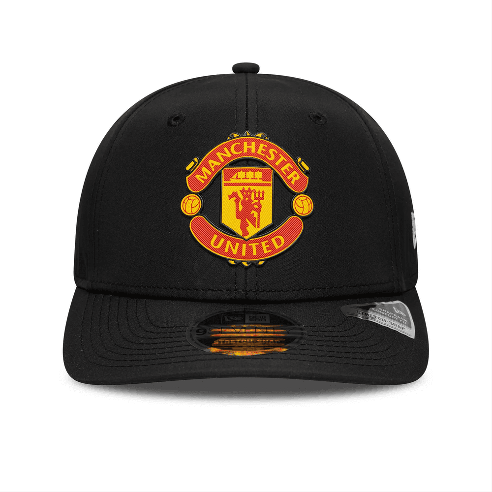 Manchester United FC Black 9SEVENTY Stretch Snap Cap 1