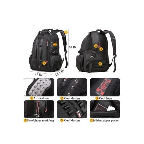 14365-thickbox_default Μεγάλο Backpack 17,3'' Heavy Duty Travel Bange 1901 μαύρο 16